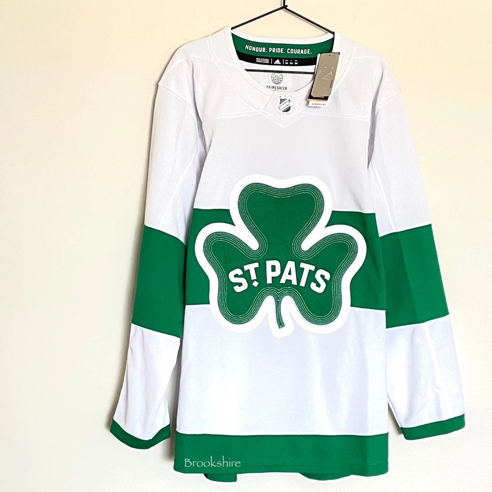 Adidas Toronto Maple Leafs St. Pats Alternate Primegreen Men's Size XLJersey