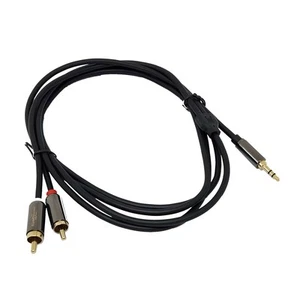 2m 3.5mm Male to RCA Male (Stereo) Audio Cable (Laptop etc. to Amplifier) - Picture 1 of 1