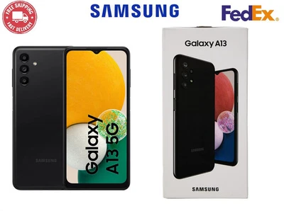 BRAND NEW Samsung Galaxy A13 5G 64 GB Black A136U Factory Unlocked GSM CDMA - Image 1 of 4