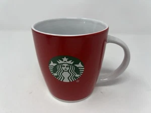 Starbucks 12oz Mug Red/White Coffee Tea Logo - Picture 1 of 5