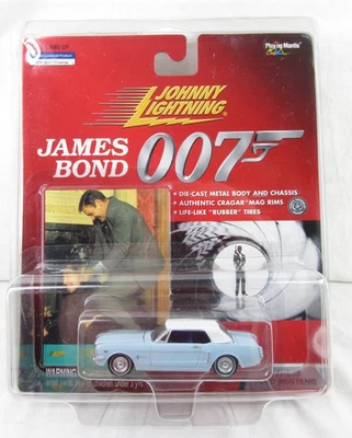 ДЖЕЙМС БОНД 007 - THUNDERBALL - FORD MUSTANG * новый Johnny Lightning * в чехле - Изображение 1 из 4