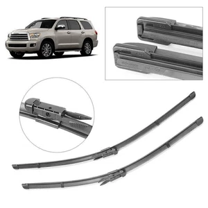 2x 26"+23"Front Wiper Blade For 2007-2017 Toyota Tundra &2008-2017 Sequoia - Picture 1 of 11
