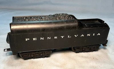 LIONEL TRAINS #2671W COAL TENDER w/WHISTLE for STEAM LOCO 1950-'51 12 WHEELS- VG - Image 1 of 4