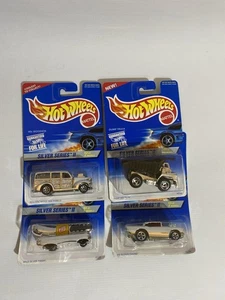 1996 Hot Wheels Silver Series II Series 2 Complete 4-Car Set #420-423 - Picture 1 of 2