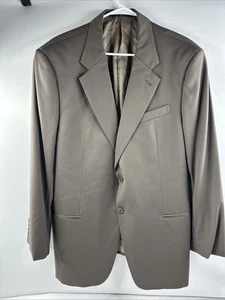 Armani Collezioni Herren Schwarz Sport Mantel Blazer Anzug Jacke 44R 100%Wolle Italy - Bild 1 von 12