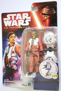 Star Wars Force Awakens Poe Dameron Action Figure 9cm Hasbro - Imagen 1 de 2
