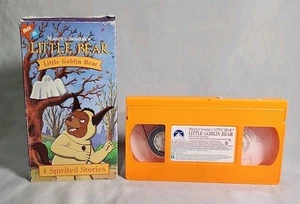 Nick Jr Little Bear Goblin Bear VHS 1999 Video Tape Halloween Nickelodeon Orange - Picture 1 of 12