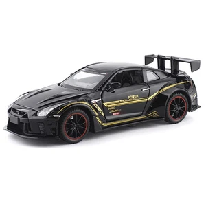 1/32 Scale Metal Sound Light Pullback Car Toy Model for Nissan GTR R35 - Picture 1 of 27