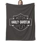 Harley Davidson 3D Blanket Soft Warm Bedspread