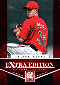 2012 Elite Extra Edition Arizona Diamondbacks Baseball Card #69 Felipe Perez