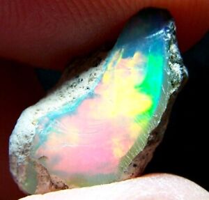 Ethiopian Opal Welo Rough * SEE VIDEO 5.37 CTs Bright 5/5 AAA Fire USA DEALER 