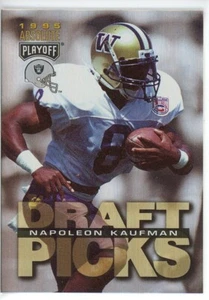 1995 Playoff Draft Picks #192 Napoleon Kaufman Raiders - Picture 1 of 2