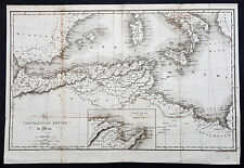 1820 Sydney Hall Large Antique Map of The Carthaginian Empire