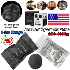 Indoor/Outdoor Cold Spark Machine Ti Powder 200g bag 3-5M Range Stage Effect - Bild 1 von 12