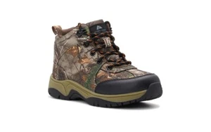 Ozark Trail Little & Big Boy's Camo Hiker Hunting Boots Man Made, Size 6 - Picture 1 of 5