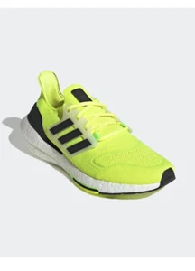 Men's Adidas UltraBoost 22 Running Shoes Solar Yellow / Black Sz 10.5 - GX6639 - Picture 1 of 8