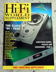 Hi-Fi WORLD Hi-Fi Supplement vintage Audio Hi-Fi magazine January 1995 - Picture 1 of 2