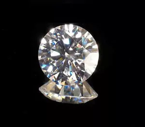1 Pcs lab Grown First Grade Diamond 8.5 mm Round D - F Certified Loose CVD - Picture 1 of 21