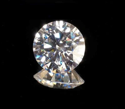 1 Pcs lab Grown First Grade  Diamond 12 mm Round D - F Certified Loose CVD - Image 1 of 4