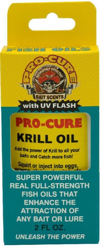 Pro-Cure Krill Bait Oil 2 oz Bottle Fishing Scent w/UV Flash - Image 1 of 1