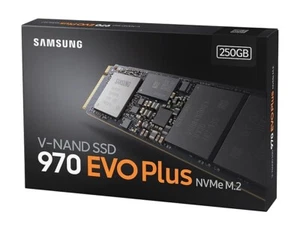 Original Samsung 970 EVO Plus NVMe M.2 SSD 250GB V-NAND Turbowrite MZ-V7S250BW - Picture 1 of 8