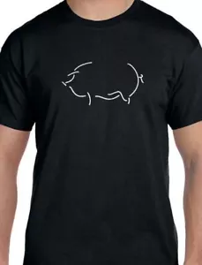 Husband Gift Cool Pig Mens Humor Sarcastic Graphic Tee Novelty Funny T-Shirt - Picture 1 of 5
