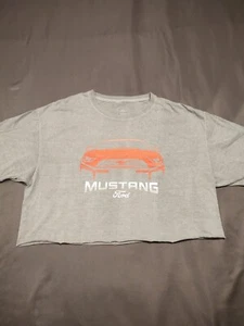 Ford Mustang Logo Cropped Top Graphic Tee. M/L - Picture 1 of 8