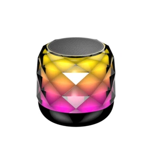 LED Bluetooth Speaker – Wireless Mini Speaker w/ Mic, Lights & Stereo Pairing - Picture 1 of 1