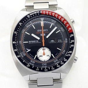 Seiko 5 Sports 6139-6030 Velocità Timer Pogue Coca-Cola Cronografo Automatico - Foto 1 di 16