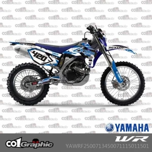 GRAPHICS DECALS STICKERS FULL KIT FOR YAMAHA WR250F 2007-2013 WR450F 2007-2011 - Picture 1 of 5