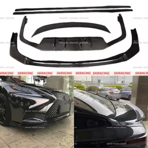 Carbon Fiber Front Lip Rear Bumper Splitter Sideskirt Wing Fits Lexus LS500H - Bild 1 von 31