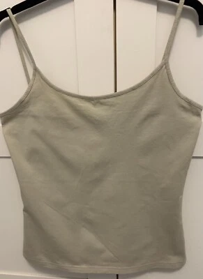 Chaleco Noa Noa Mujer Cami Top Elástico Algodón Caqui Claro Reino Unido 14 Nuevo con Etiquetas Foto 1 de 3