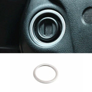 Cubierta de interruptor de encendido botón de arranque de titanio plateado para Benz Clase C 2007-2014 - Imagen 1 de 5