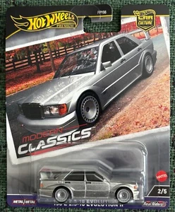 HOT WHEELS PREMIUM CAR CULTURE MODERN CLASSICS 1990 MERCEDES-BENZ 190E EVOLUTION - Picture 1 of 2