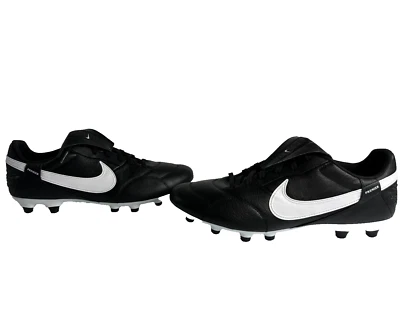 Nike Premier 3 Firm Ground Soccer Cleats Black White Men’s Size 9.5  AT5889-010 - Image 1 of 4