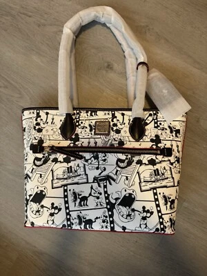 Dooney & Bourke Mickey Mouse Steamboat Willie Printed PVC Medium Tote Handbag - Imagem 1 de 3