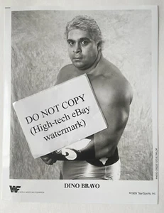Vintage 1989 WWF Press Promo Glossy Steve Taylor Photo - Dino Bravo - Picture 1 of 4