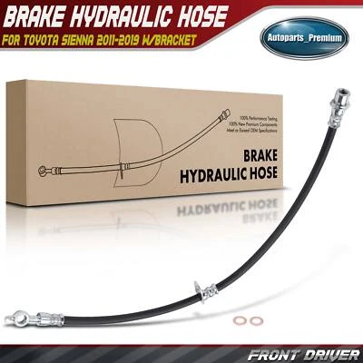 Manguera hidráulica de freno delantero izquierdo conductor LH para Toyota Sienna 2011-2019 90947A2057 Foto 1 de 4