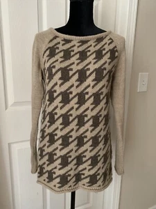 Italienischer Pullover Cocogio Gr. Medium Braun Alpaka - Bild 1 von 6