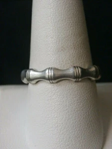 Unique Vintage Sterling Silver Dainty Band Ring. Make Offer! #2647 - Picture 1 of 5
