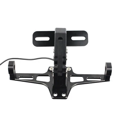 Stainless Steel License Plate Holder With Taillights for Universal Motorcycle - Image 1 of 4