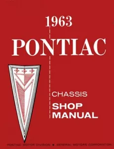 1963 Pontiac Bonneville Catalina Shop Service Repair Manual Engine Drivetrain OE - Picture 1 of 1