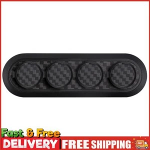 Magnetic Cable Clip Carbon Fiber Look USB Cable Organizer Desktop Cable Holder ~ - Afbeelding 1 van 12