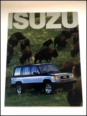 1987 Isuzu Trooper II Original Car Sales Brochure Catalog Foto 1 de 4
