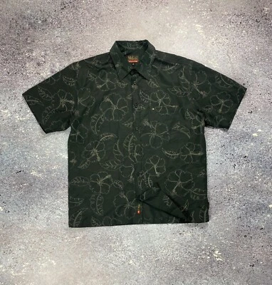 vintage quiksilver button up shirt large - Image 1 of 4