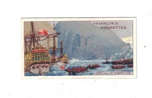 Franklyn Davey Cigarette Card Historic Events No 36 Capture of Gibraltar - Picture 1 of 2