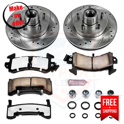 Kit de disco de freno y pastillas delanteras Powerstop K1482-36 para 86-91 Chevrolet S10 Base tracción trasera Foto 1 de 4