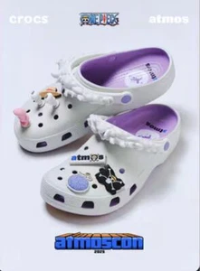 Zoccolo Crocs Classic ONE PIECE Collaboration Atmos Gear 5 211181-5PR taglia US7 - Foto 1 di 4