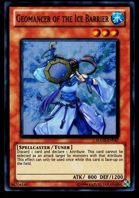 Yugioh! Geomancer of the Ice Barrier HA02-EN047 Super Rare VLP - Image 1 of 2
