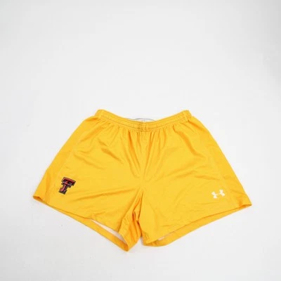 Pantalones Cortos Atléticos Texas Tech Red Raiders Under Armour Para Mujer Dorados Usados Foto 1 de 4